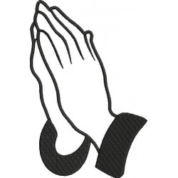 Stickdatei - Betende Hände